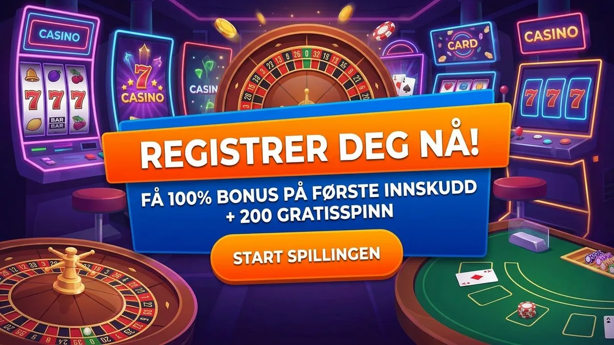 Registrer deg med bonus