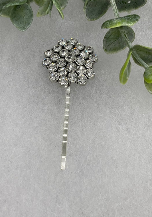 Crystal Rhinestone vintage Style 2.5” Long hair accessory Bobby pin bridal wedding formal princess hair accessory accessories handmade by hairdazzzel